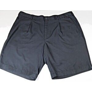 NIKE GOLF Men's Size 42 Black Single Pleat Stretch Performance DRI-FIT Shorts
